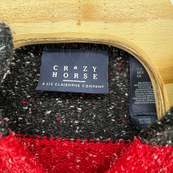 Vintage Crazy Horse Liz Claiborne Company Women's Striped Knit Sweater XL - Picture 4 of 10